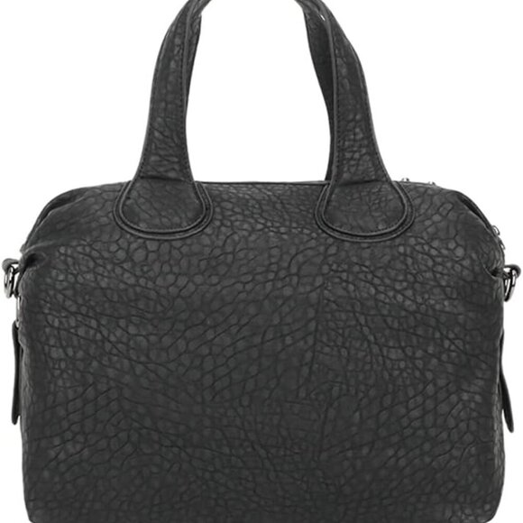 Women Faux Leather Skull Crossbody Bag Shoulder Handbag Purse with Top Handle - Picture 5 of 7